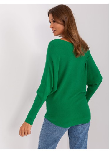 Zelený pulóver