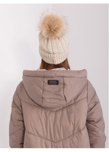 Béžovo hnedá čiapka