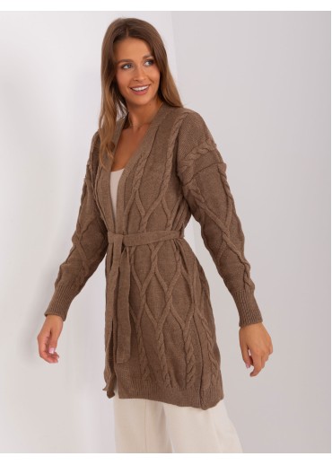 Hnedý kardigán