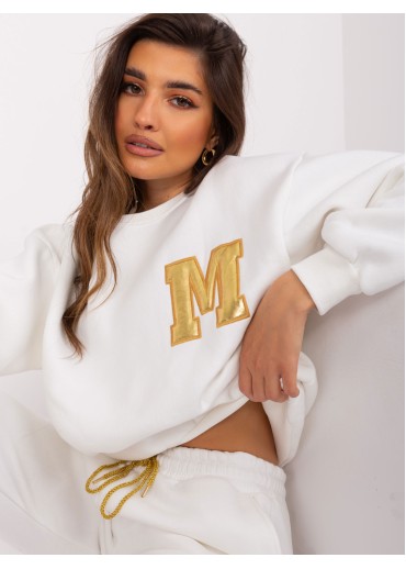 Smotanovo biela tepláková súprava