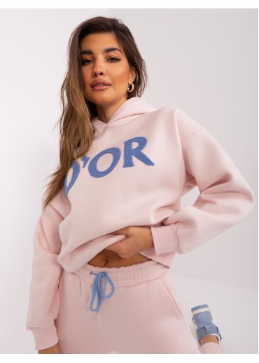 Púdrovo ružová tepláková súprava