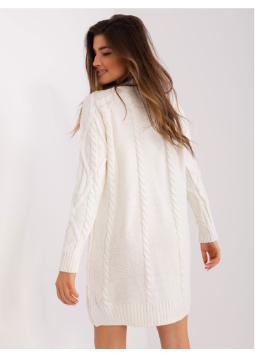 Smotanovo biely predĺžený sveter