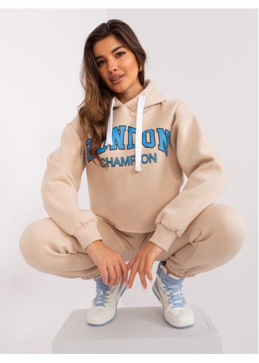 Béžovo hnedá tepláková súprava