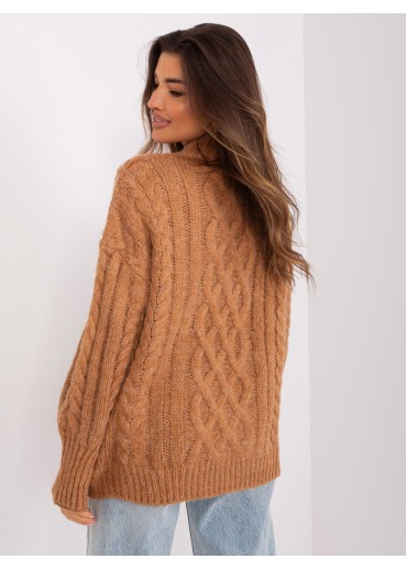 Kapučínovo hnedý polorolák