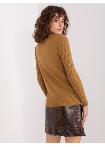 Kapučínovo hnedý pulóver