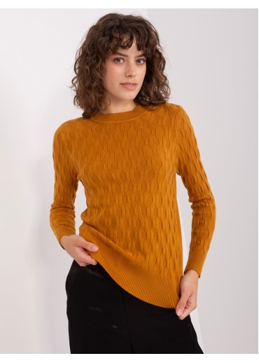 Karamelovo hnedý pulóver