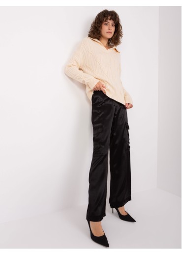 Béžovo hnedý pulóver