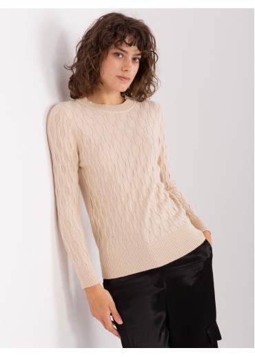 Béžovo hnedý pulóver