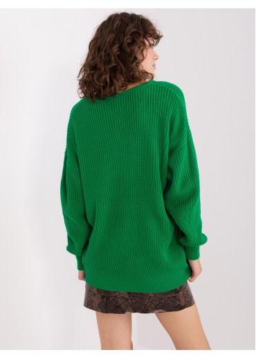 Zelený pulóver
