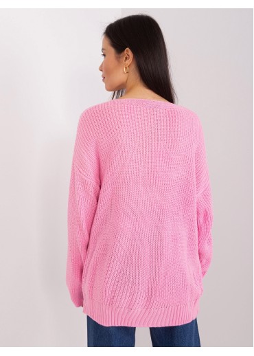 Ružový pulóver