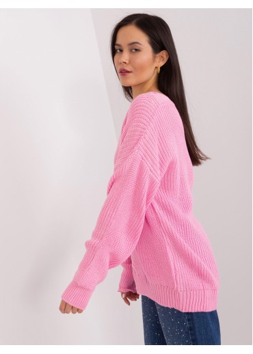Ružový pulóver