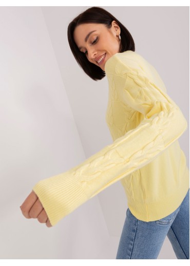 Vanilkovo žltý pulóver