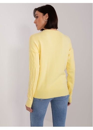 Vanilkovo žltý pulóver