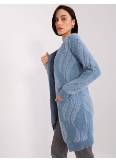 Svetlomodrý kardigán