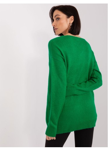 Zelený pulóver