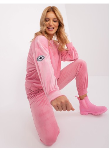 Ružová tepláková súprava