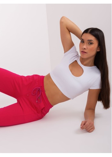 Fuchsiovo ružové tepláky