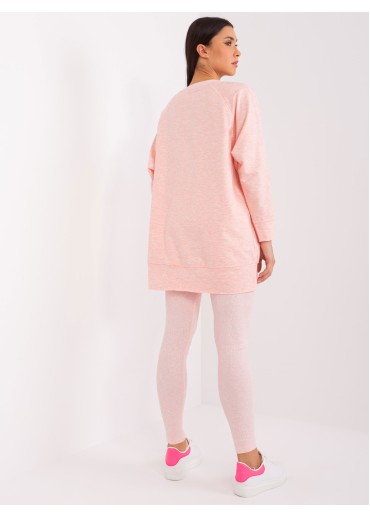 Púdrovo ružový teplákový komplet