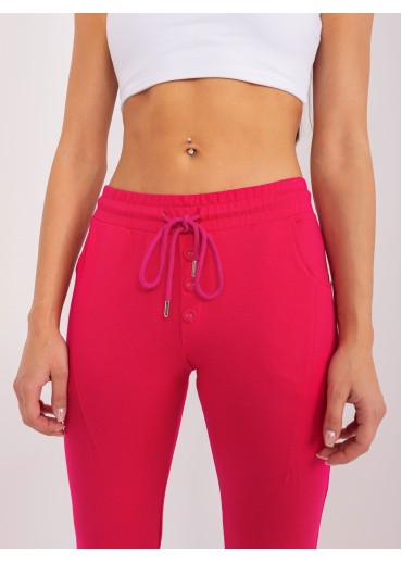 Fuchsiovo ružové tepláky