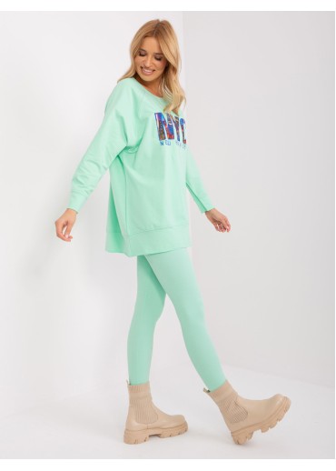 Svetlozelený teplákový komplet