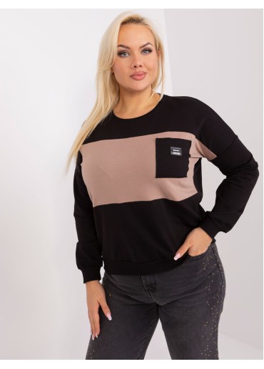 Čierne tričko s dlhým rukávom