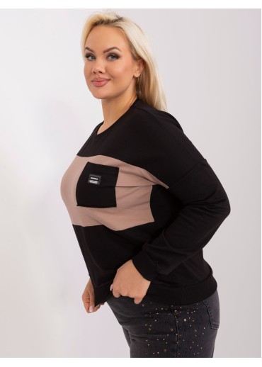 Čierne tričko s dlhým rukávom