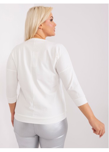 Smotanovo biele tričko s potlačou