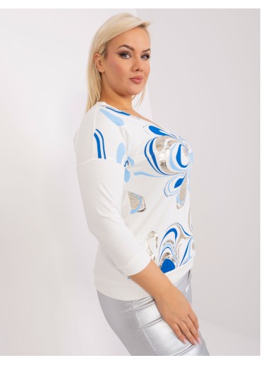 Svetlomodré tričko s potlačou