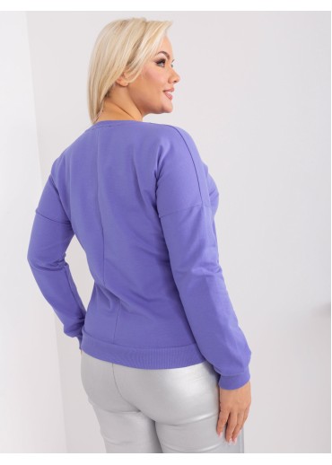 Fialové tričko s potlačou