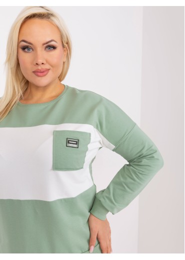 Svetlozelené tričko s dlhým rukávom
