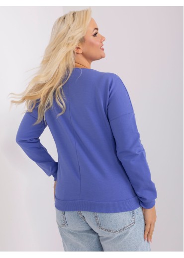 Fialové tričko s dlhým rukávom