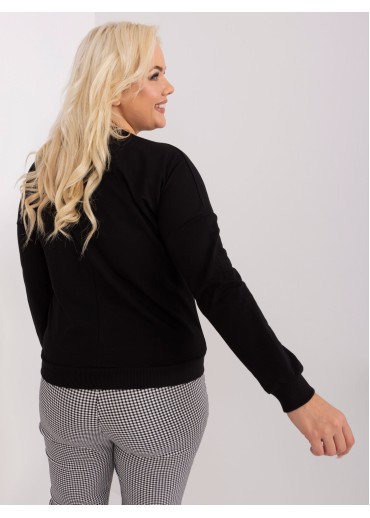 Čierne tričko s dlhým rukávom