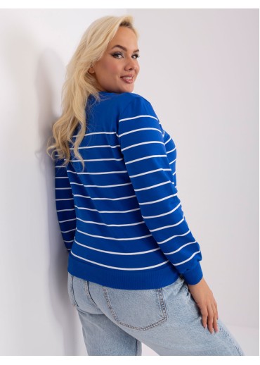 Kobaltovo modrý pulóver