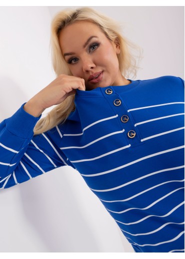 Kobaltovo modrý pulóver