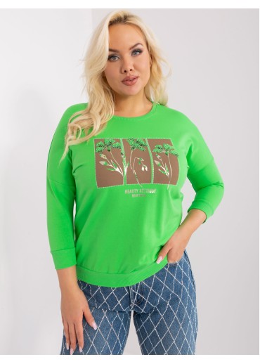 Zelené tričko s potlačou
