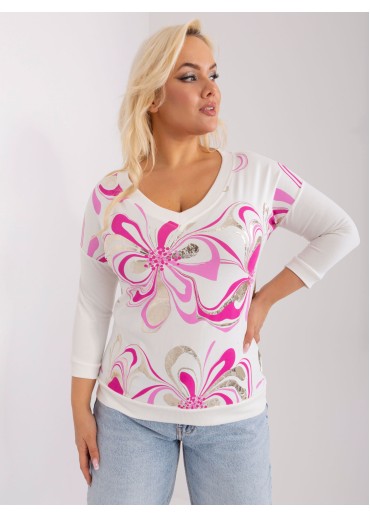 Ružové tričko s potlačou