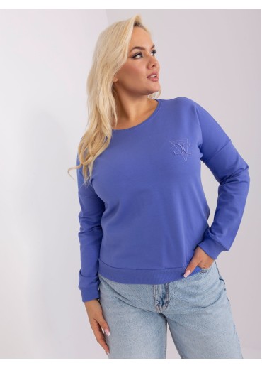 Fialové tričko s dlhým rukávom