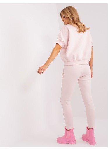 Púdrovo ružový teplákový komplet