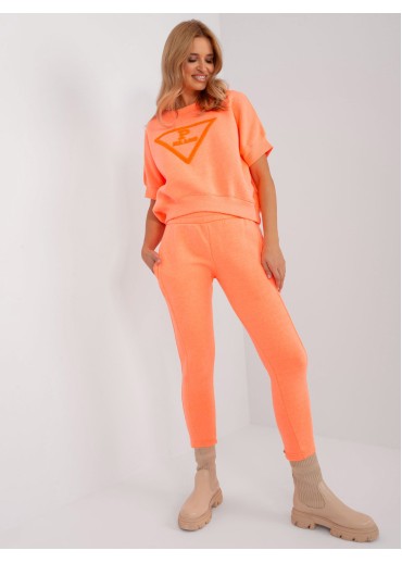 Oranžový teplákový komplet