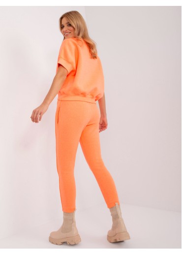 Oranžový teplákový komplet