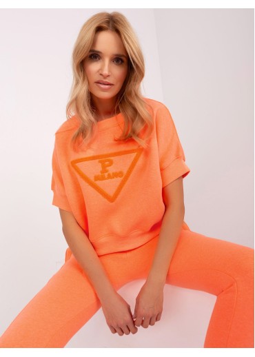 Oranžový teplákový komplet