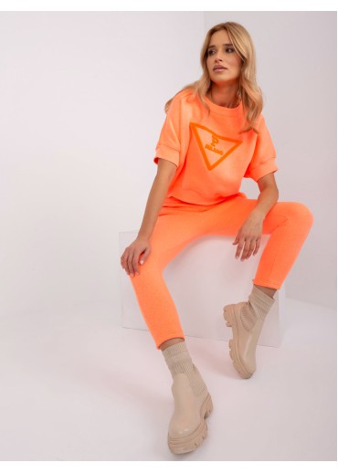 Oranžový teplákový komplet