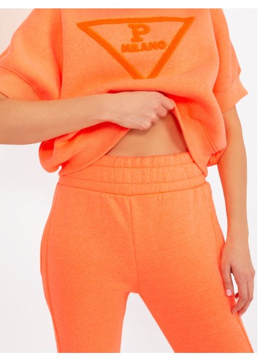 Oranžový teplákový komplet