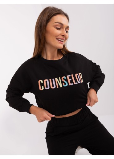 Čierna tepláková súprava