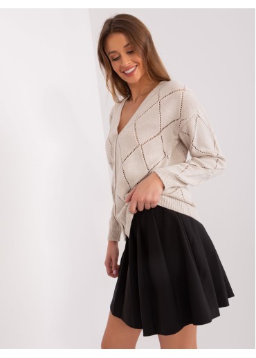 Béžovo hnedý sveter