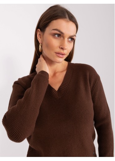 Hnedý pulóver