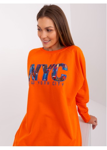 Oranžový teplákový komplet