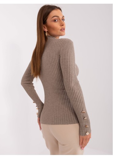 Kapučínovo hnedý polorolák