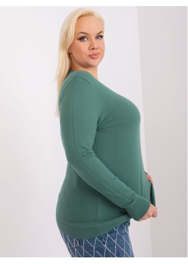 Tmavozelený pulóver