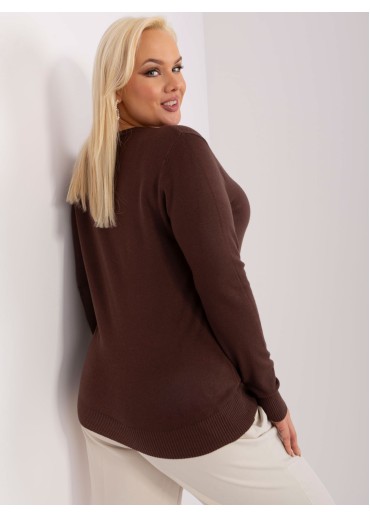 Hnedý pulóver